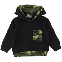 Dolce&Gabbana Hoodie - Herboren om te leven - Zwart/Camouflage - - 4 jaar (104) - Hoodies