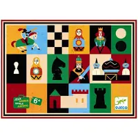Djeco Mallette de jeux d'échecs et de dames