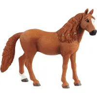 Schleich Horse Club Duitse rijmerrie speelfiguur - bruin, 3,5 cm