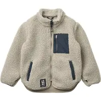 Liewood Fleece Jas - Nolan - Mist - - 6 jaar (116) - Fleece Jassen