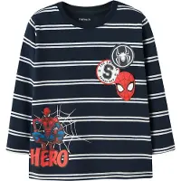 Name it Shirt 'NMMFreman Spider' blauw / navy / rood / wit