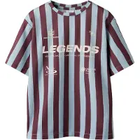 Name it Shirt 'NKMFidur' ecru / duifblauw / wijnrood
