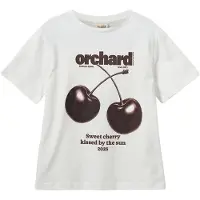 Sofie Schnoor girls T-shirt wit Meisjes Katoen Ronde hals Printopdruk - maat 152