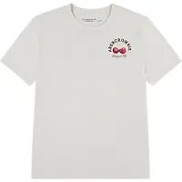 Abercrombie & Fitch Shirt 'CHERRY' stone grey / lichtgroen / knalrood