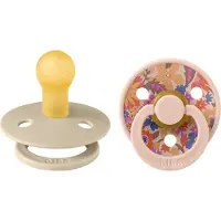 BIBS X Liberty Colour Schnuller - 2er-Pack - Gr. 2 - Rund - Blus - - 6-18 mt - Schnuller