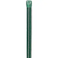 Alberts 854300 Universele staaf | geribbeld oppervlak | groen geplastificeerd | lengte 1000 mm | paal Ø 9 mm | Set van 25