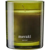 Meraki - Geurkaars, Oud leaf - h: 9.5 cm, dia: 8 cm