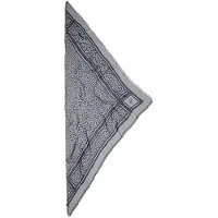 Lala Berlin Sjaal - Triangle Tilda - Swoosh-symbool Black/White - - OneSize - Sjaals