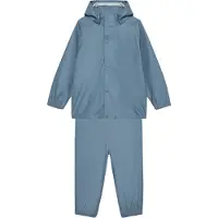 Color Kids Regenkleding m. Bretellen - PU - Windwaarts Blue - - 10 jaar (140) - Regenkleding