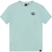 Indian blue jeans T-shirt met backprint lichtblauw Jongens Stretchkatoen Ronde hals - maat 128