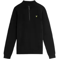 Lyle & Scott Bluse m. Reißverschluss - Strick - Jet Black - - 15-16 Jahre (170-176) - Blusen