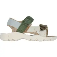 Bisgaard Open schoenen 'Nico' lichtbeige / bruin / kaki / mintgroen