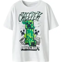 Name it Shirt 'NKMDI MINECRAFT' groen / appel / zwart / wit
