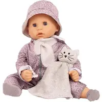 Götz Pop - Cookie - 48 cm - Grey Katten - - OneSize - Poppen