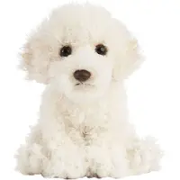 Living Nature Knuffel - 15x11 cm - Labradoodle - Wit - - OneSize - Knuffels
