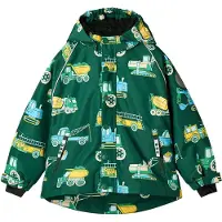 Smafolk Winterjacke - Evergreen m. Fahrzeug - - 3-4 Jahre (98-104) - Winterjacken