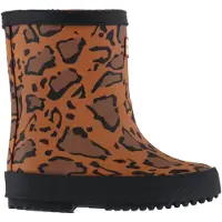 Hunter First Leopard Print Boot Unisex Regenlaarzen - Panterprint Combi