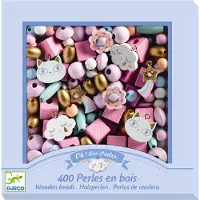 Djeco Kralen- en juwelencreatie Arc-en-ciel houten kralen