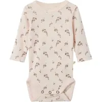 Name it Rompertje/body 'NBFNOEL NIA' bruin / pastelroze