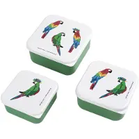 Petit Jour Paris Broodtrommel Set - 3 stk - 11,5 x 5,5 cm - Pape - - OneSize - Broodtrommels