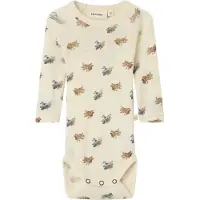 Lil´ Atelier Rompertje/body 'NBMNALU' blauw / navy / wolwit