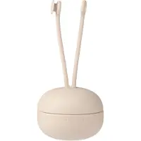 Liewood Fopspeenhoesje - 8x6x17 cm - Silicone - Philip - Sandy - - OneSize - Toebehoren