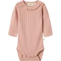 Lil´ Atelier Rompertje/body 'NBFRachel' oudroze