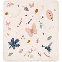Cam Cam Speelkleed - 80x80 cm - Pressed Leaves Rose - - OneSize - Speelkleden