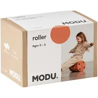 Modu Balansrol - 4 Onderdelen - 30x20x20 cm - Burnt Orange/Dusty - - OneSize - Motoriek speelgoed