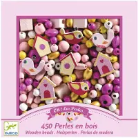 Adlibris Houten kralen - 450 st. - Vogels - - OneSize - Kralen