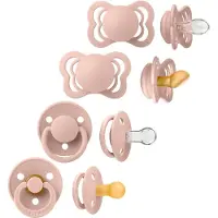 BIBS Fopspenen - Probeer-het-collectie - 4-pack - Maat 1 - Blush - - OneSize - Fopspenen