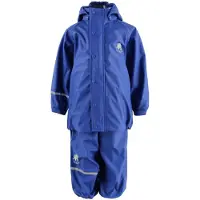 CeLaVi Kinderen Effen PU Basic Regenpak Oceaan Blauw Oceanblue