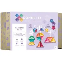 Connetix Magnetset - 48 Teile - Pastel Form-Erweiterungspaket - - One Size - Magnetspielzeug