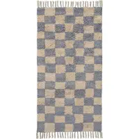 Ferm Living Mara Washable Tapijt Mist Blue|Warm Sand