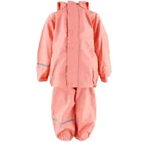 CeLaVi Regenkleidung m. Träger - PU - Koralle - - 80 - Regenkleidung