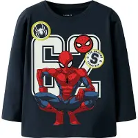 Name it Shirt 'NMMDEEP SPIDER' navy / rood / wit