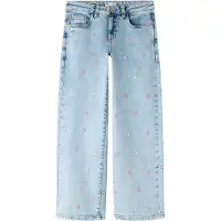 Name It Kids Jeans 'NKFrose' blauw / rosa / wit