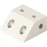 Modu Klotz Winkel - 20x20x10 cm - Sand Grey - - One Size - Motorik Tiere