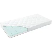 Leander Matras - Linea/Luna - Comfort - 120x60 cm - Wit - - OneSize - Matrassen