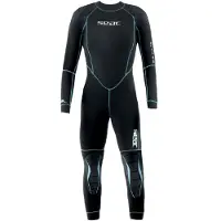 Seac Duikpak - Alfa Dame 5 mm - Zwart/Turquoise - - M - Medium - Wetsuits