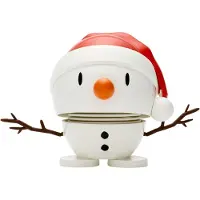 Hoptimist Santa Snowman S White 7,2 cm