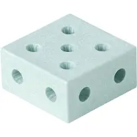 Modu Blok Vierkant - 20x20x10 cm - Ocean Mint - - OneSize - Motoriek speelgoed
