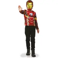 Rubies Iron Man Kostuum - - Set van borstplaat en masker - Jongens 4 jaar en ouder - Marvel Licentie