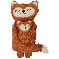 OYOY Knuffel - Frida & Baby Felix Fox - Caramel - - OneSize - Knuffels