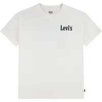 Levi's T-shirt met backprint wit Jongens Katoen Ronde hals Backprint - maat 128