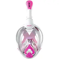 Seac Snorkelmasker - Unica Junior - Wit/Roze - - 6+ jaar (116+) - Duikmaskers