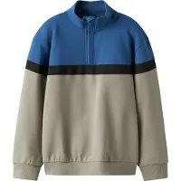 Name it Sweatshirt blauw / greige / zwart