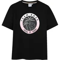 BOSS T-Shirt - Team - Zwart/Roze - - 8 jaar (128) - T-Shirts