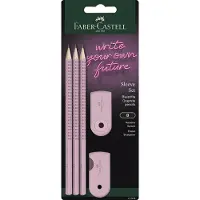 Faber-Castell Bleistiftset - Laptoptasche - 5 Teile - Rosa - - One Size - Bleistifte