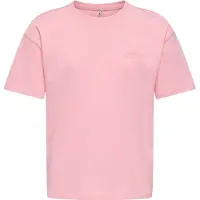 Kids Only KIDS GIRL T-shirt met backprint roze Meisjes Katoen Ronde hals Backprint - maat 122/128
